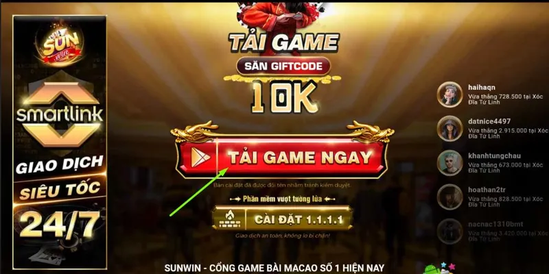 Cổng game đánh bài qua mạng